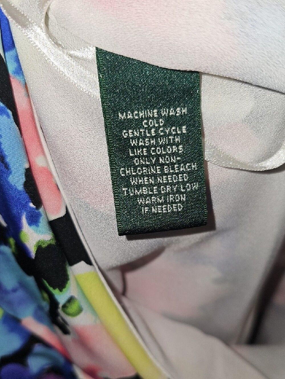 Ralph Lauren Multicolor Floral Tiered Skater Skirt - Picture 4 of 6